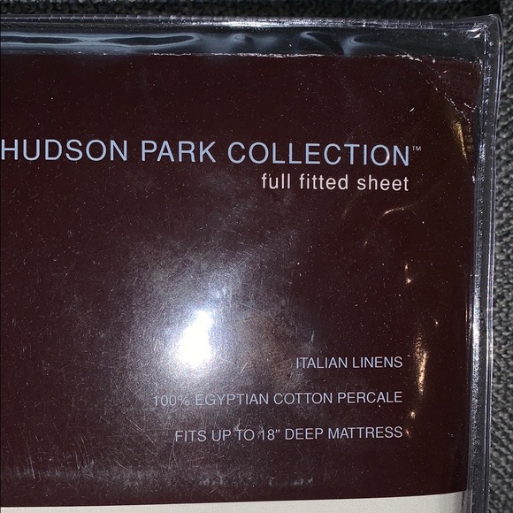 Hudson Park Collection Full Fitted Sheet - Picture 2 of 4